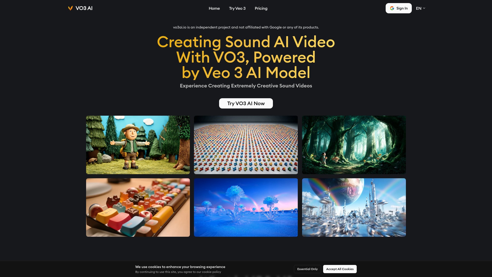 Veo 3 AI Video Generator 截图