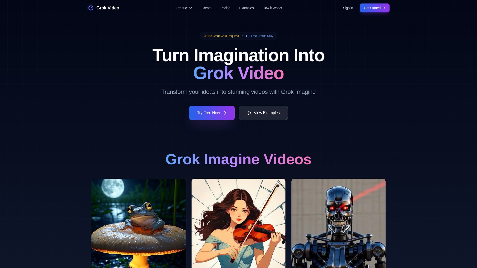 Grok Video AI 截图