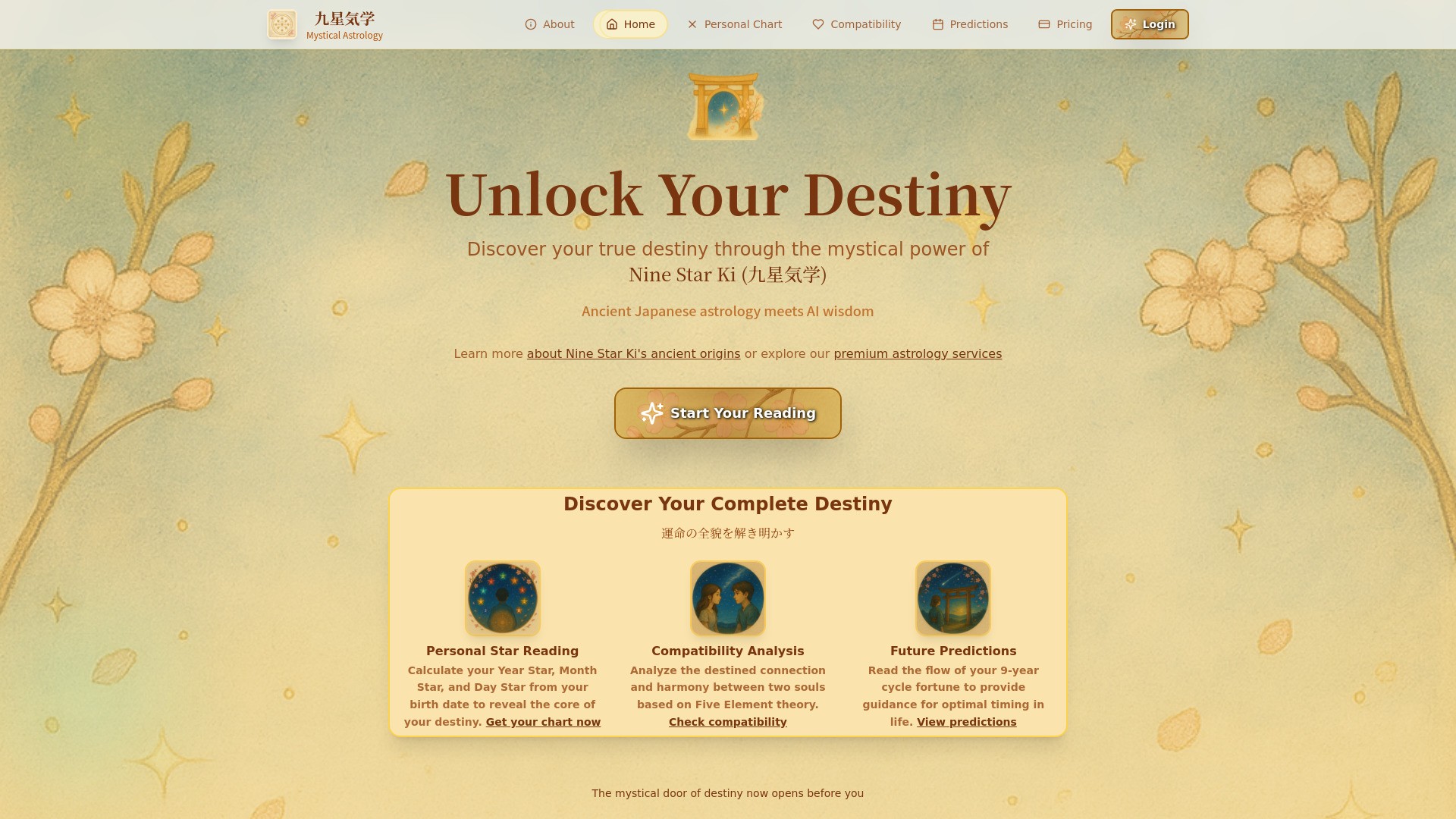 Nine Star Ki Mystical Astrology 截图