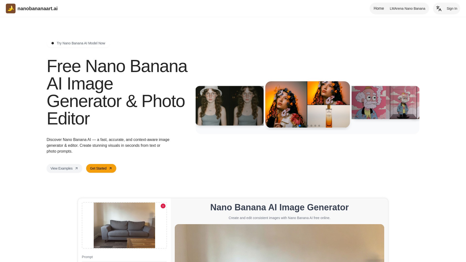Nano Banana AI: Free AI Image Editor 截图
