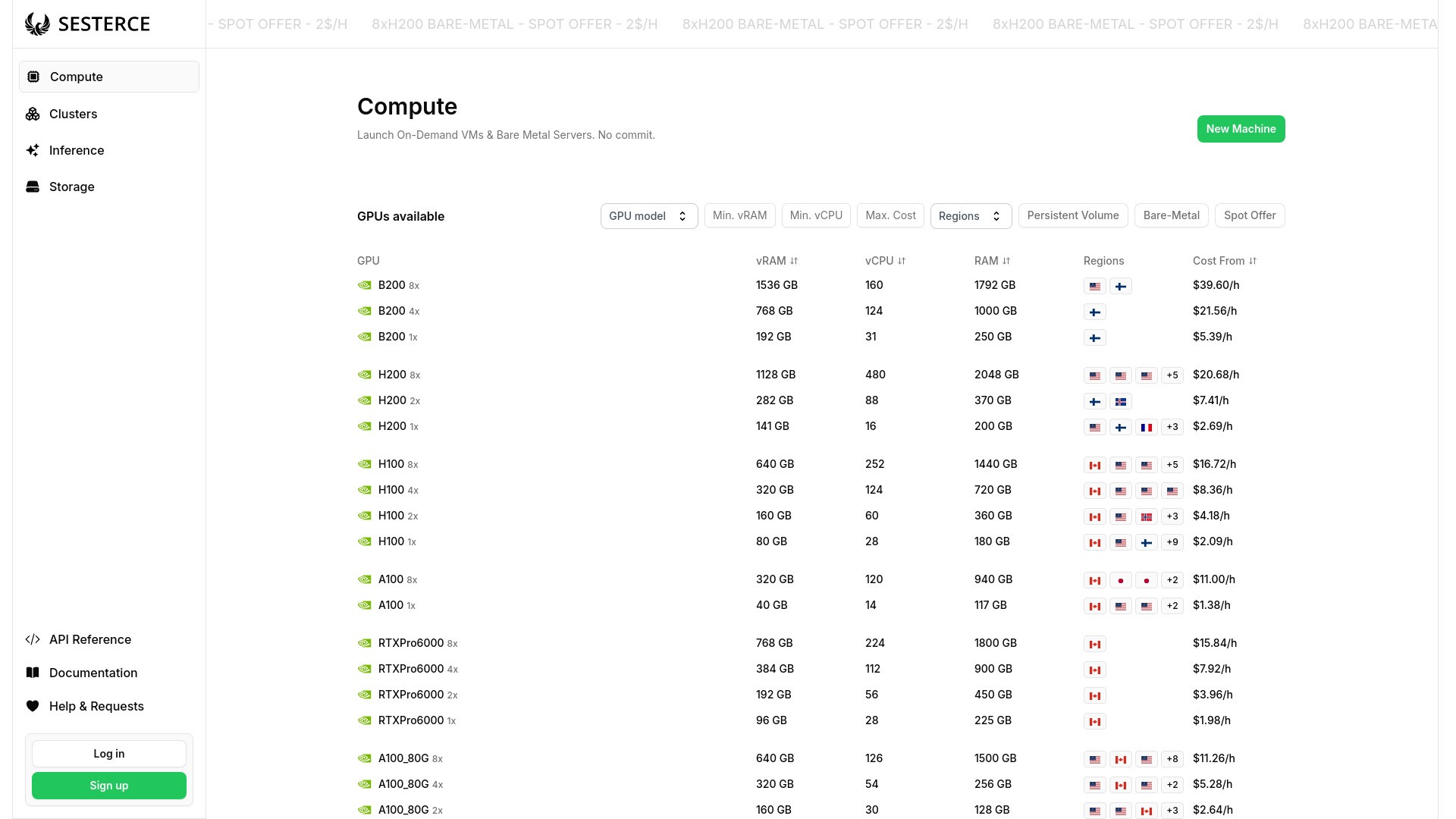 Sesterce Cloud 截图
