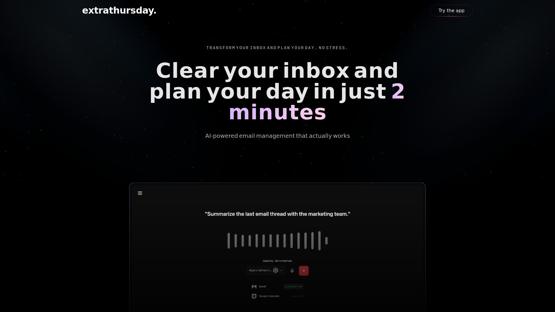 Extra Thursday 截图