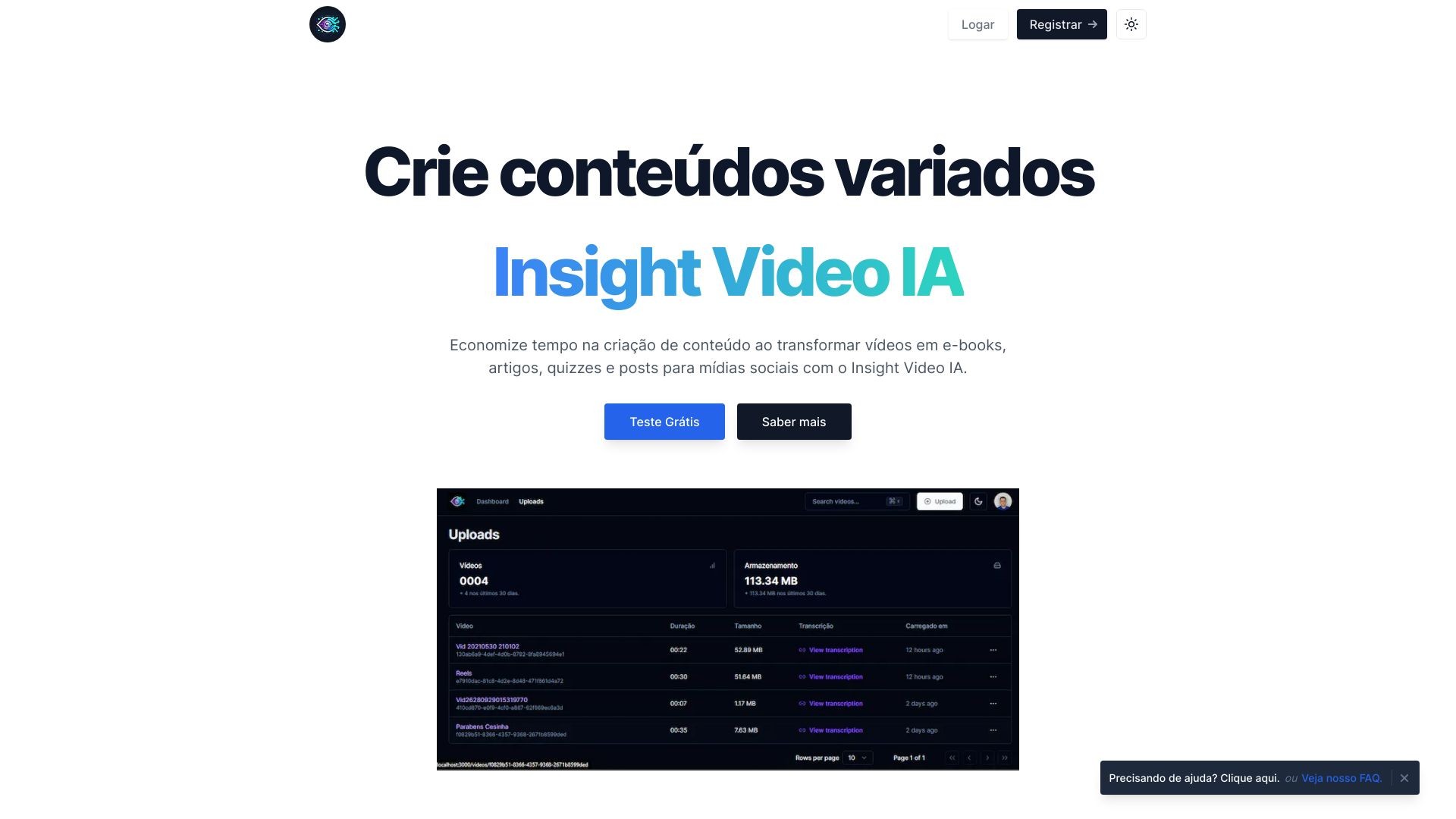 Insight Video IA 截图