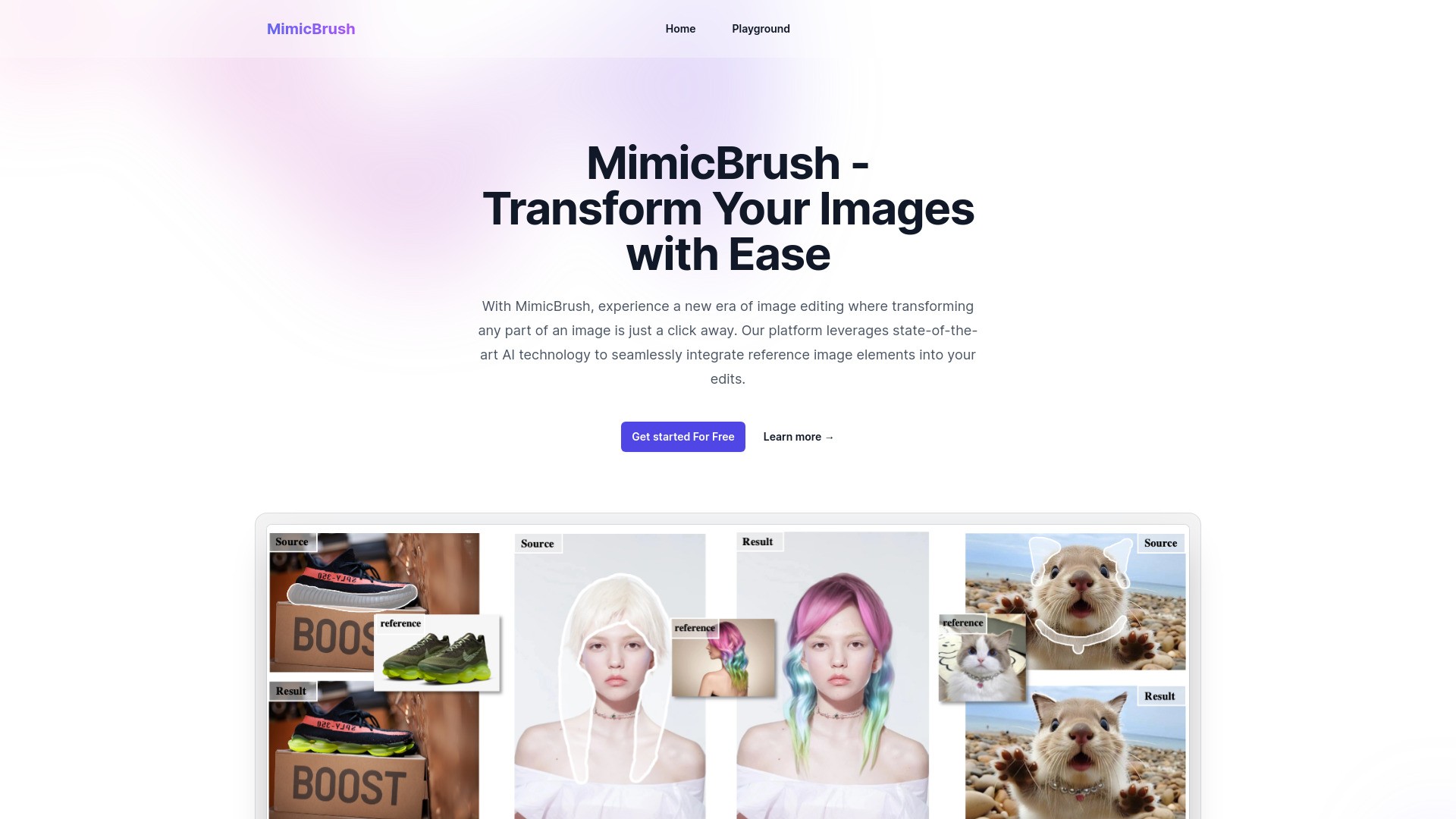 MimicBrush AI 截图
