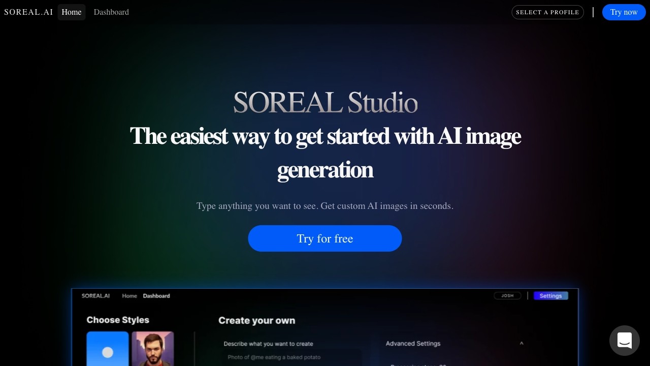 Soreal.AI Studio 截图
