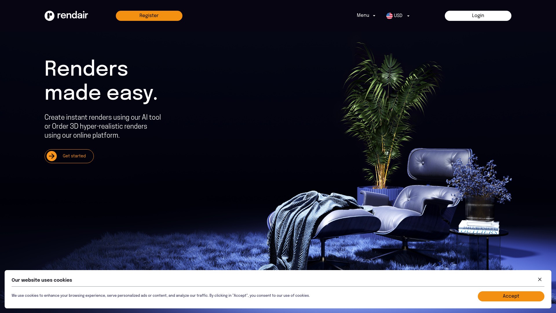 Rendair AI Platform 截图