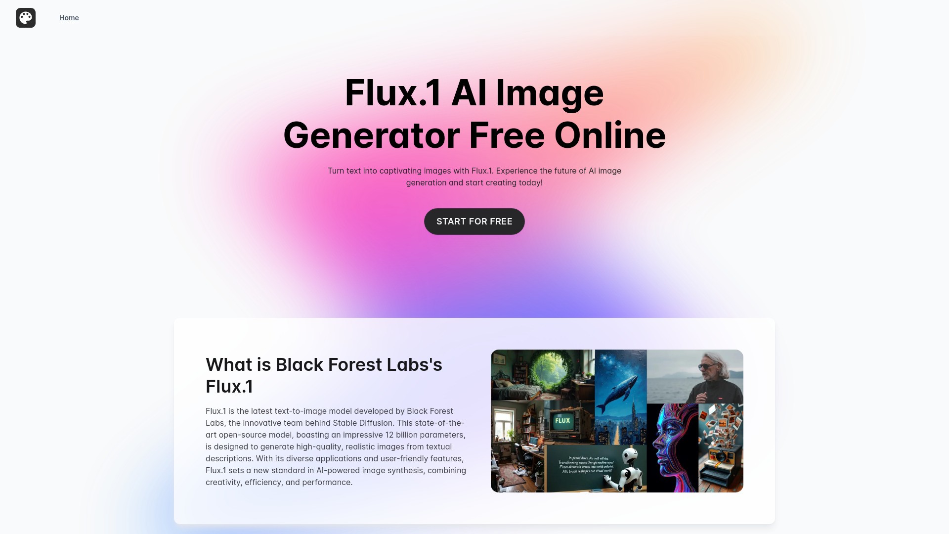 FluxAI.art: AI Image Generator Free Online 截图