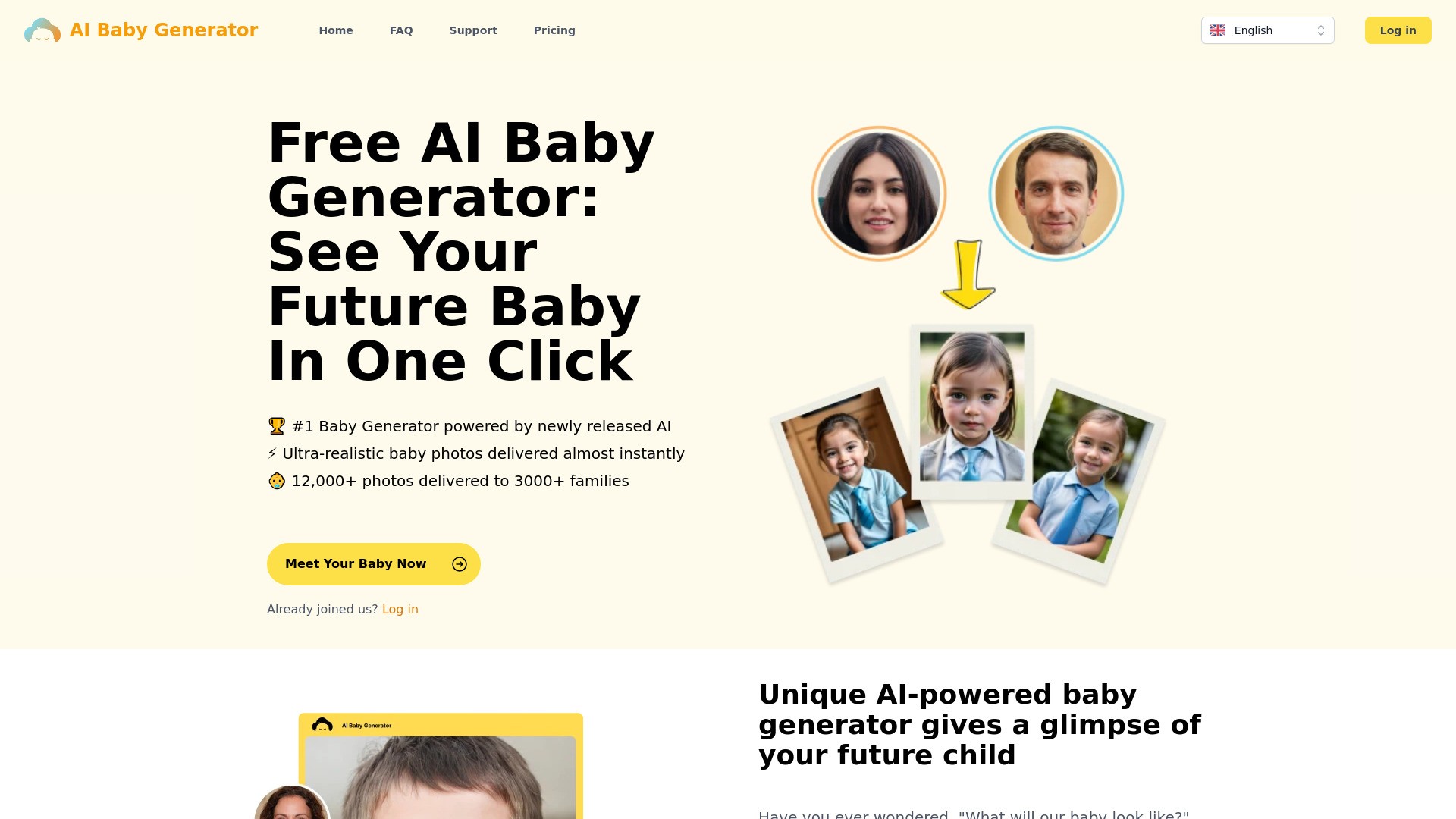 Free AI Baby Generator 截图