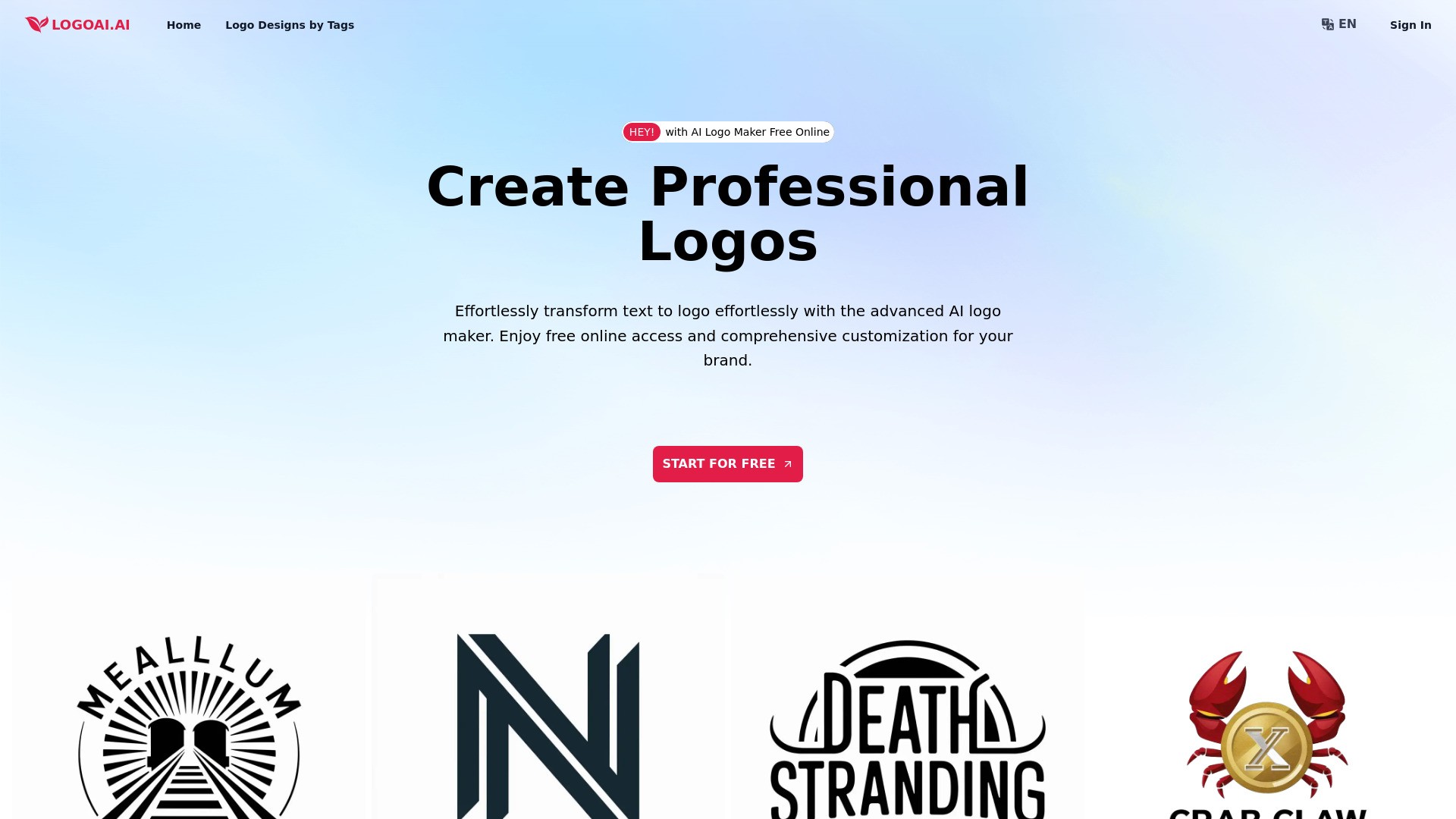 LogoAI.ai: AI Logo Maker Free Online 截图