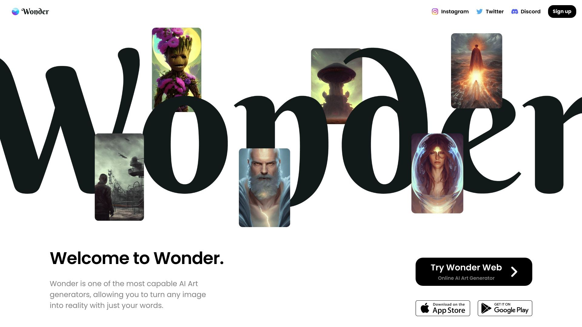 Wonder AI 截图