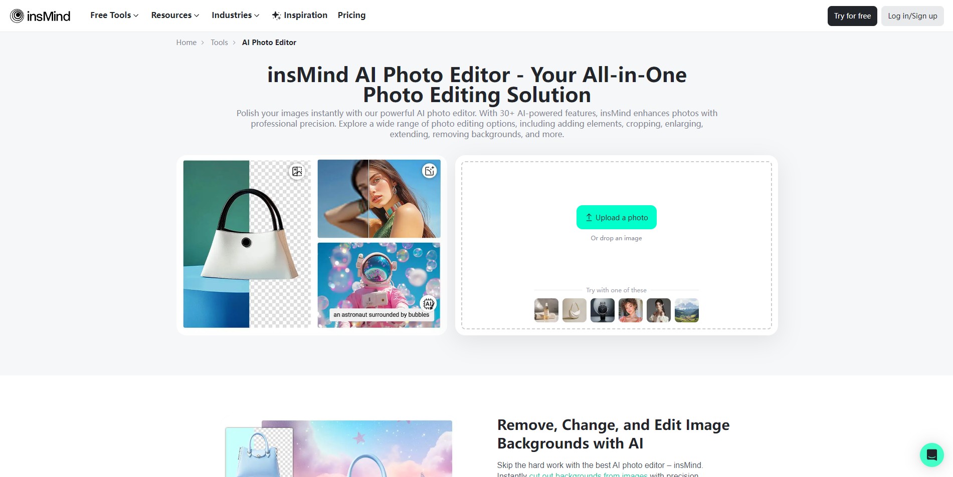 AI Photo Editor by insMind 截图