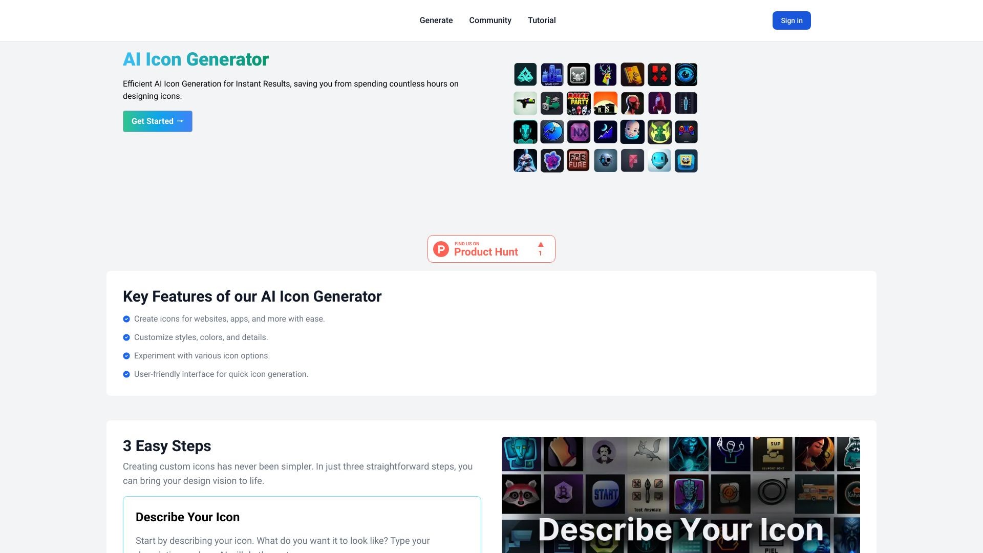 AI Icon Generator 截图