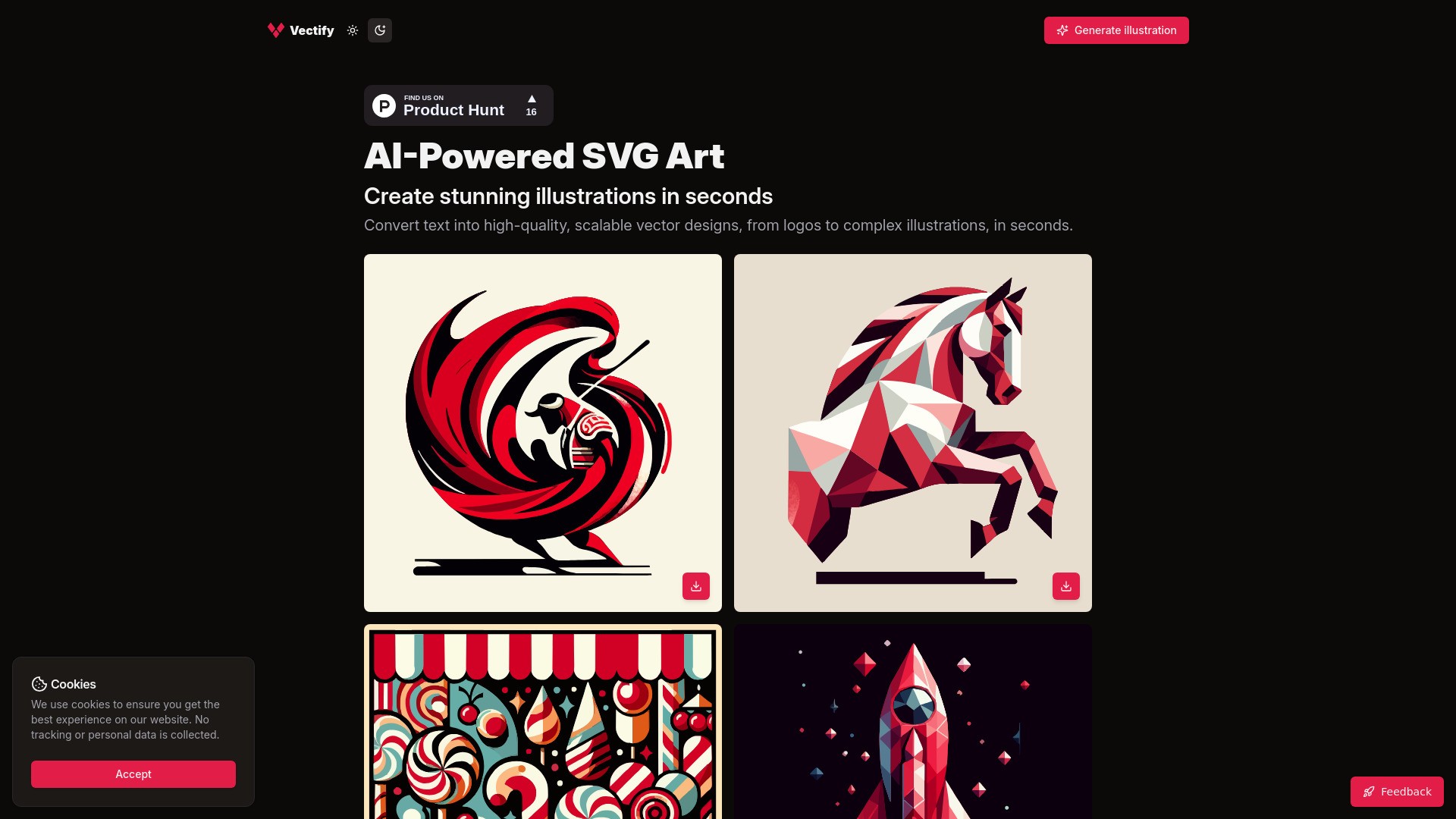 Vectify- AI-Powered SVG Art 截图