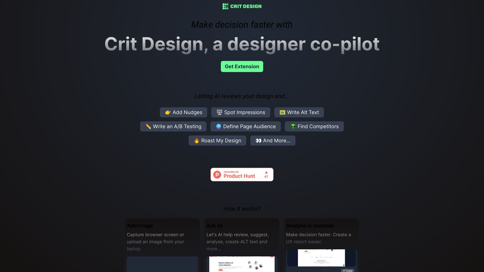 Crit Design 截图