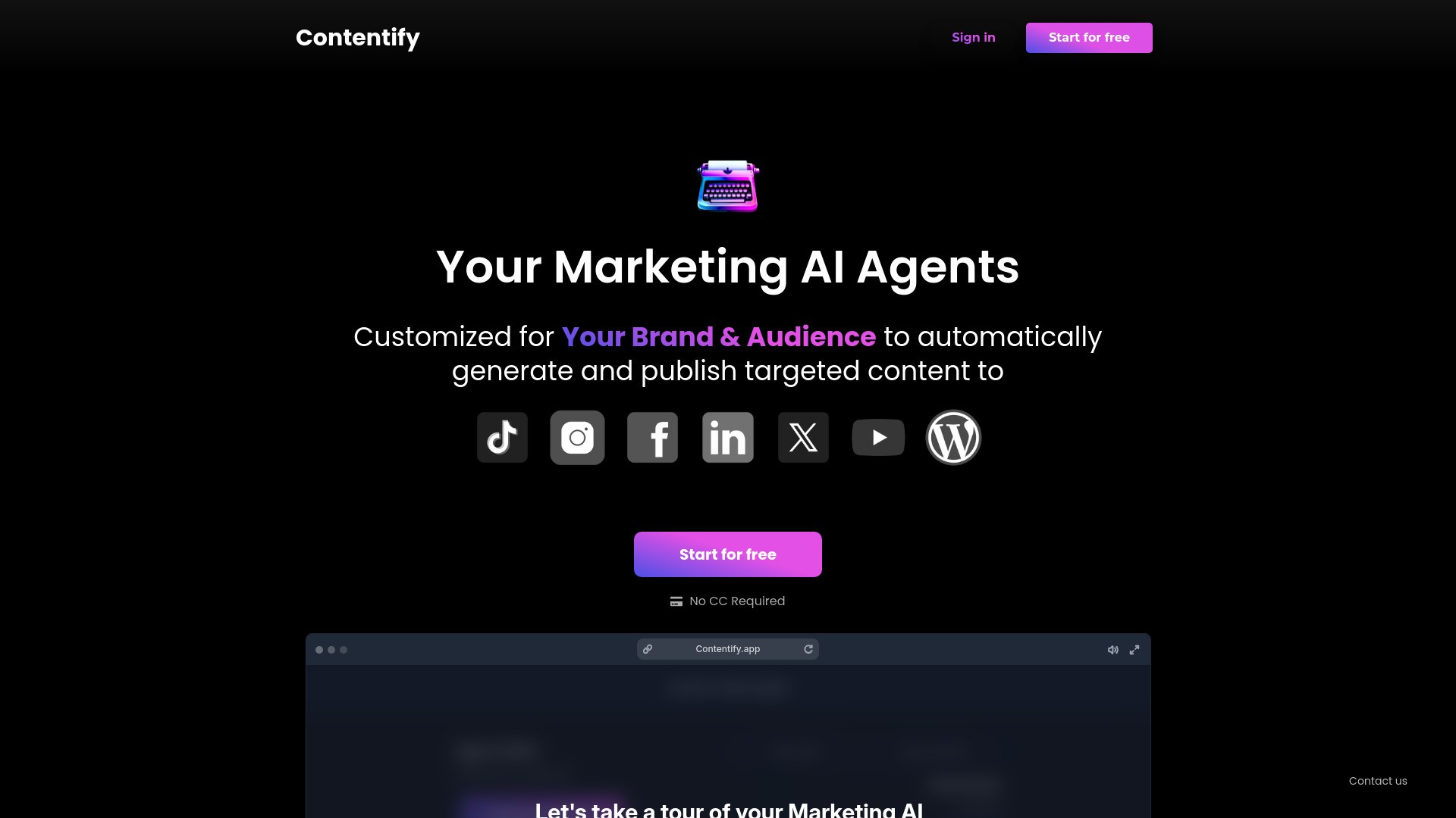Contentify - Marketing AI 截图