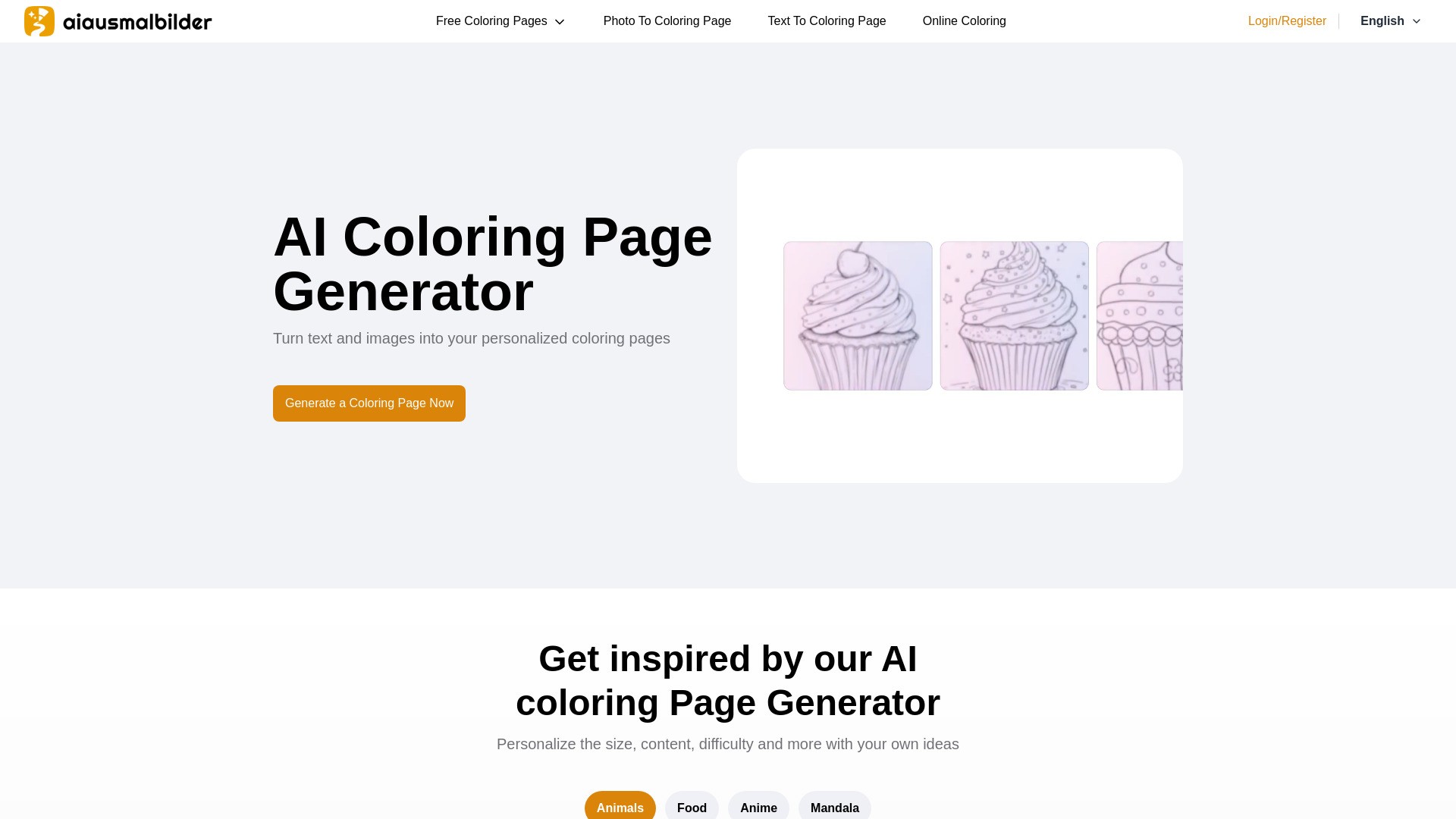 AI Coloring Pages Generator Free Online 截图