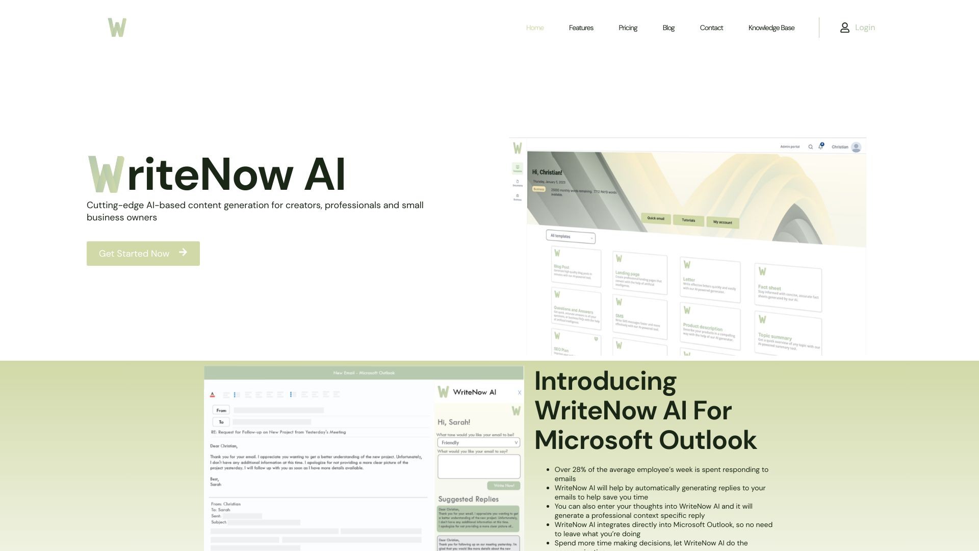WriteNow AI 截图