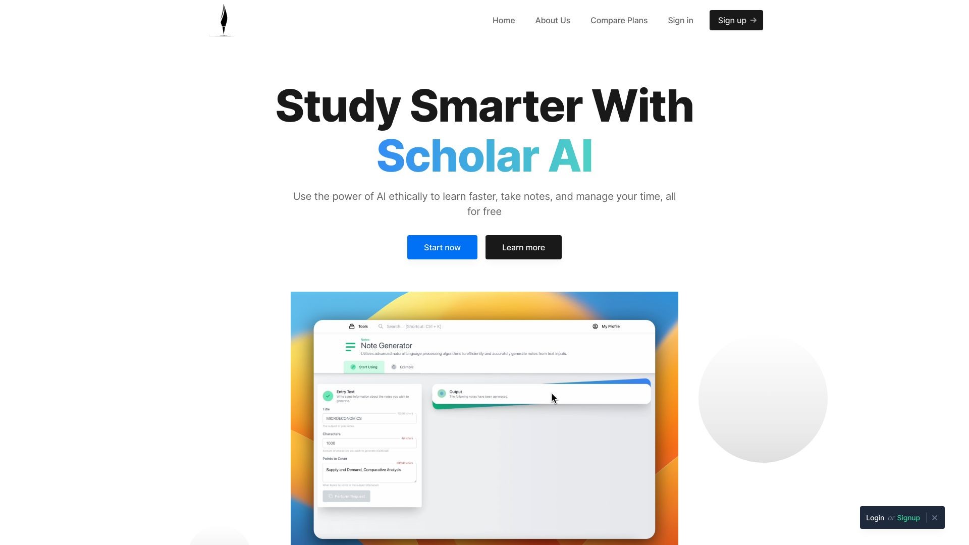 ScholarAI 截图