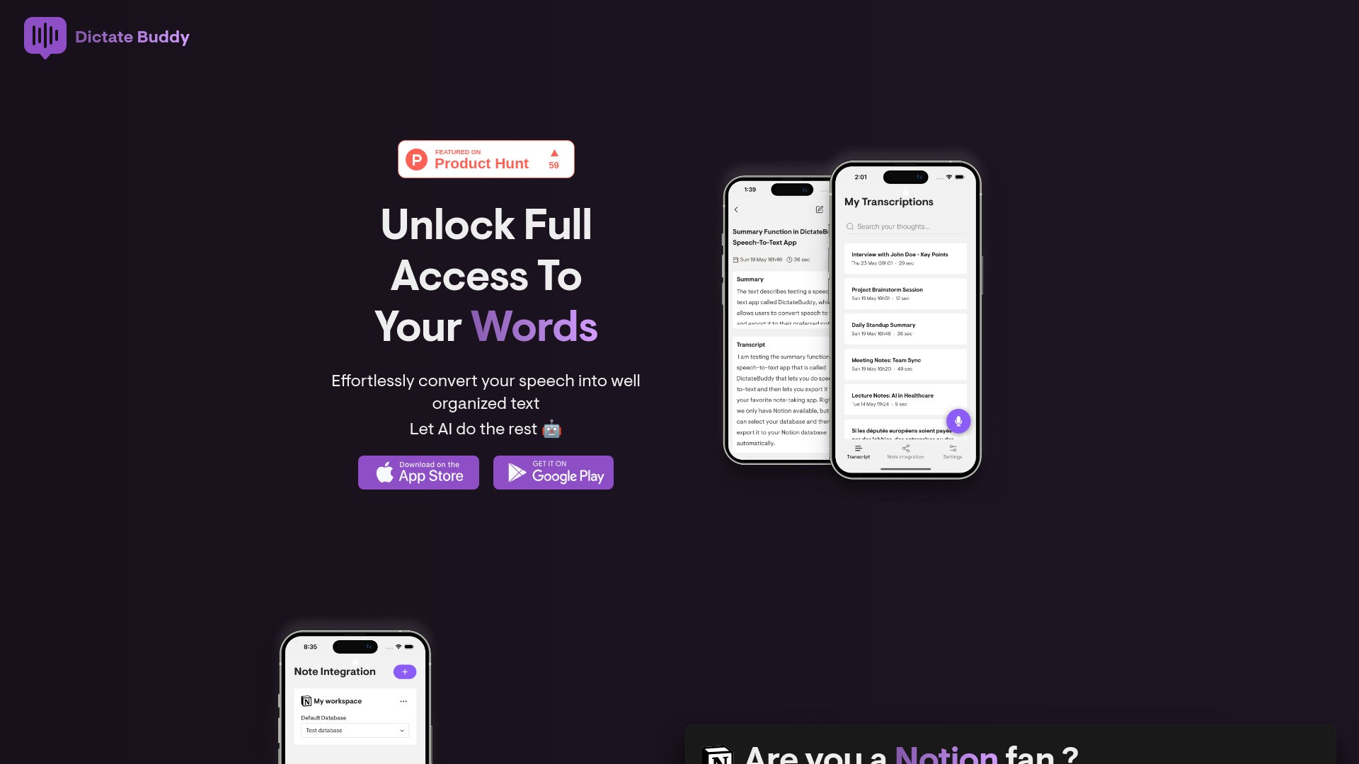Dictate Buddy 截图