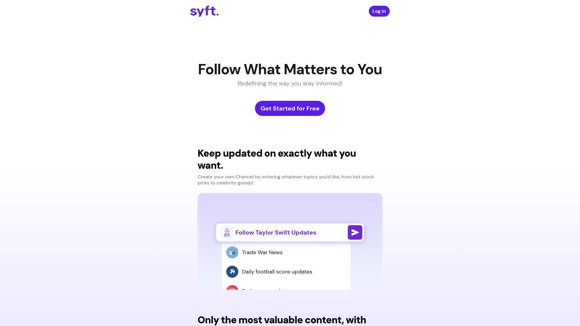 Syft AI: Best News Assistant AI Tool 截图