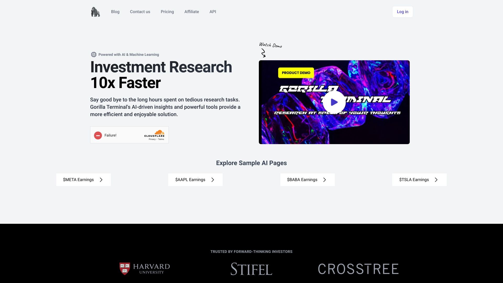 Gorilla Terminal 截图