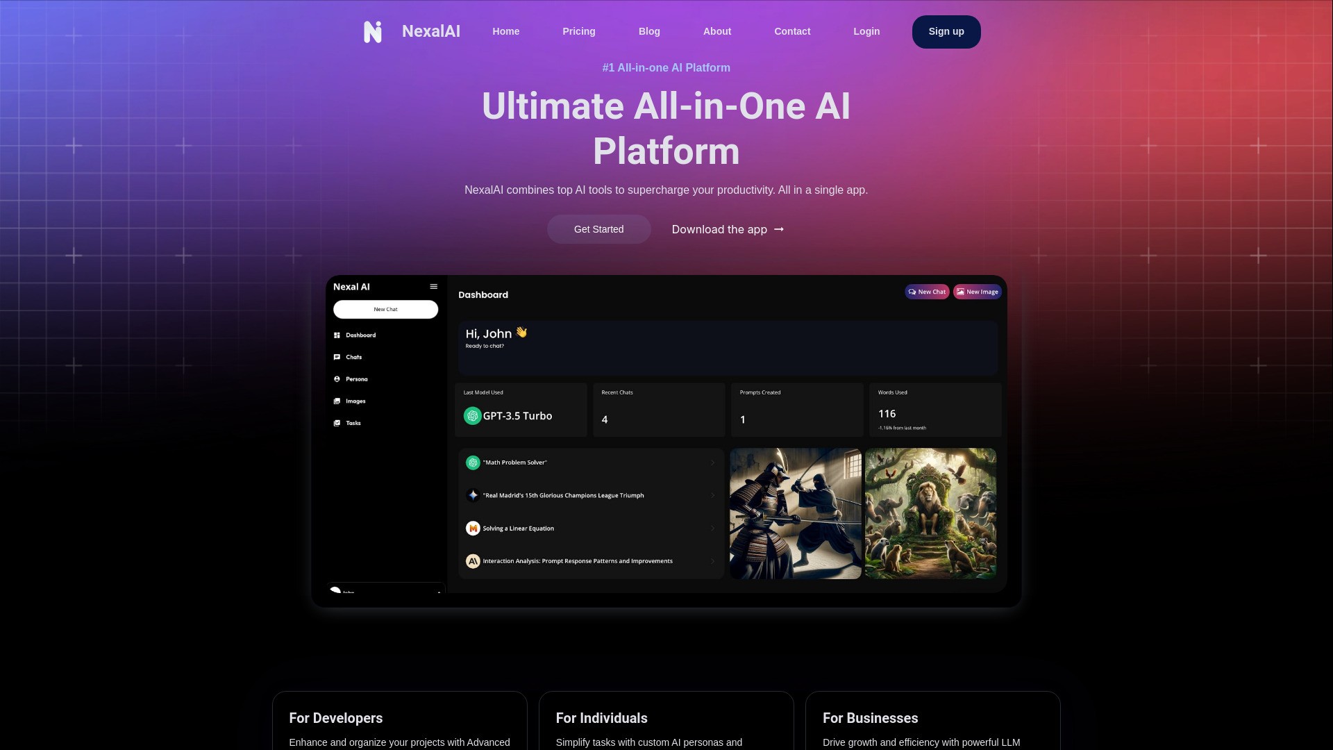 Nexal AI - All In One AI Platform 截图