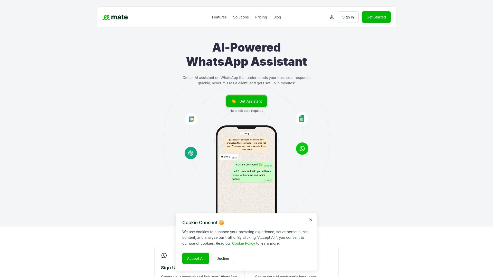 AI-Powered WhatsApp Assistant 截图