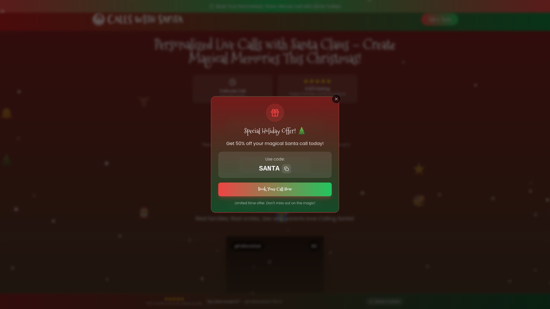 Calls with Santa Claus 截图