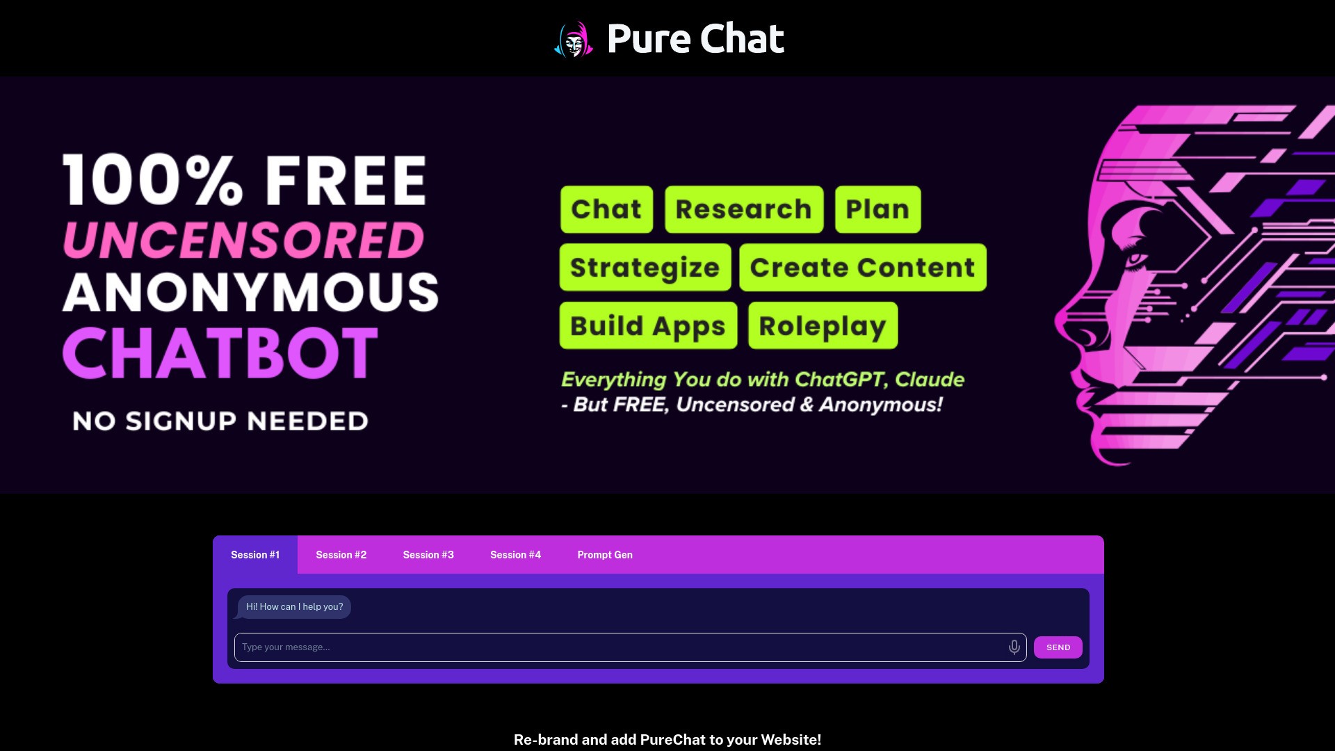 Pure Chat 截图