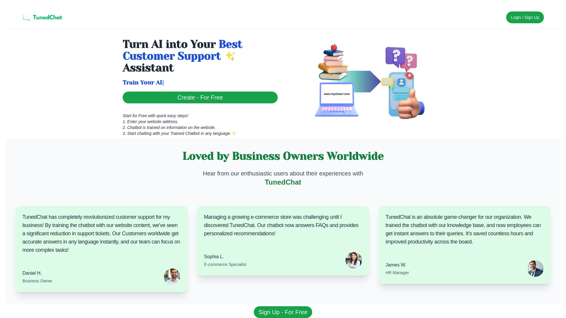 tunedchat.com 截图