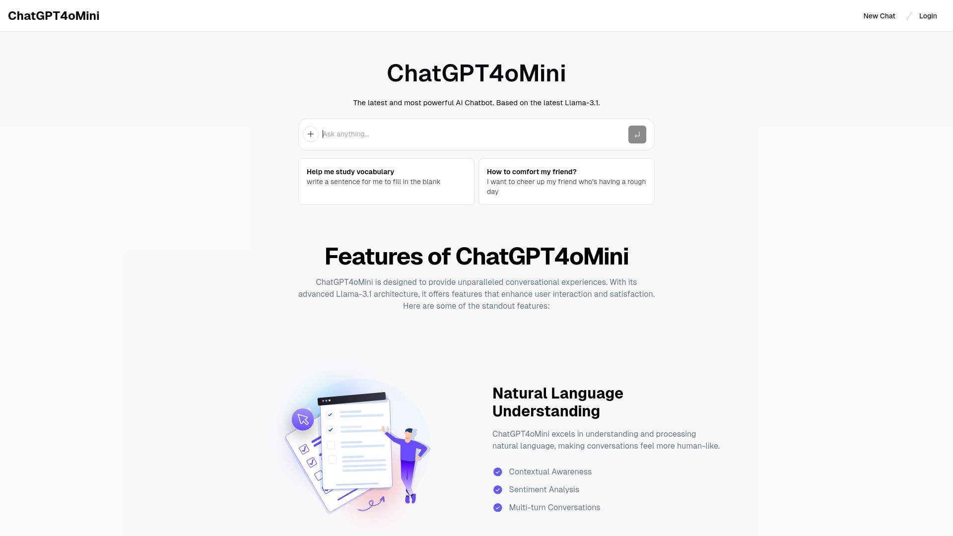 ChatGPT4oMini 截图