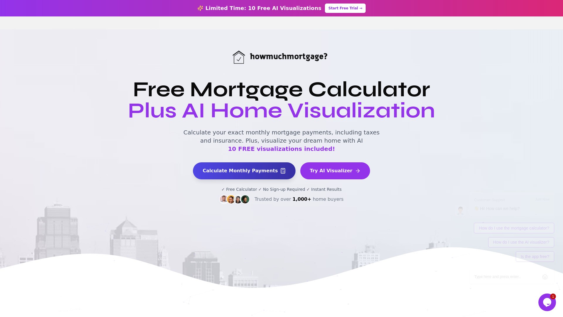 Howmuchmortgage.xyz 截图