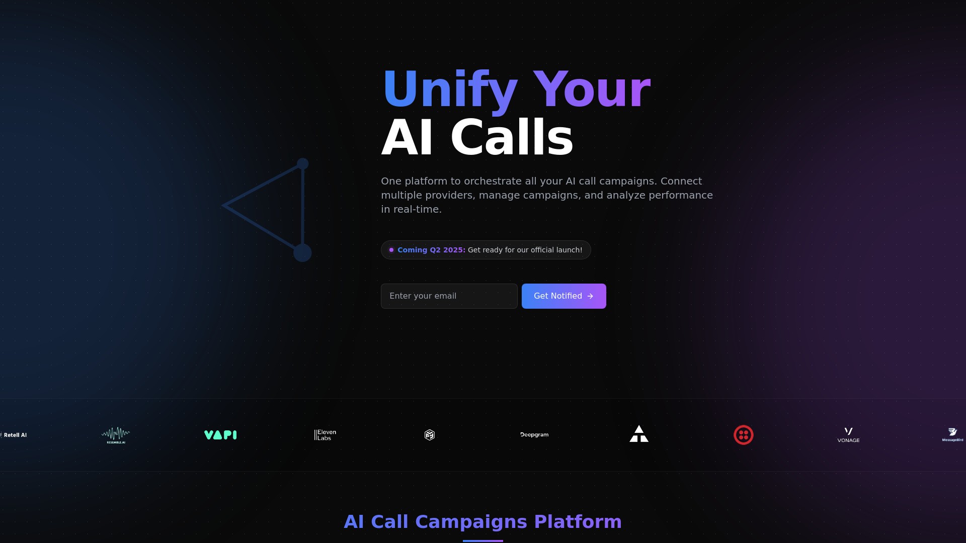 AI Call Campaigns 截图