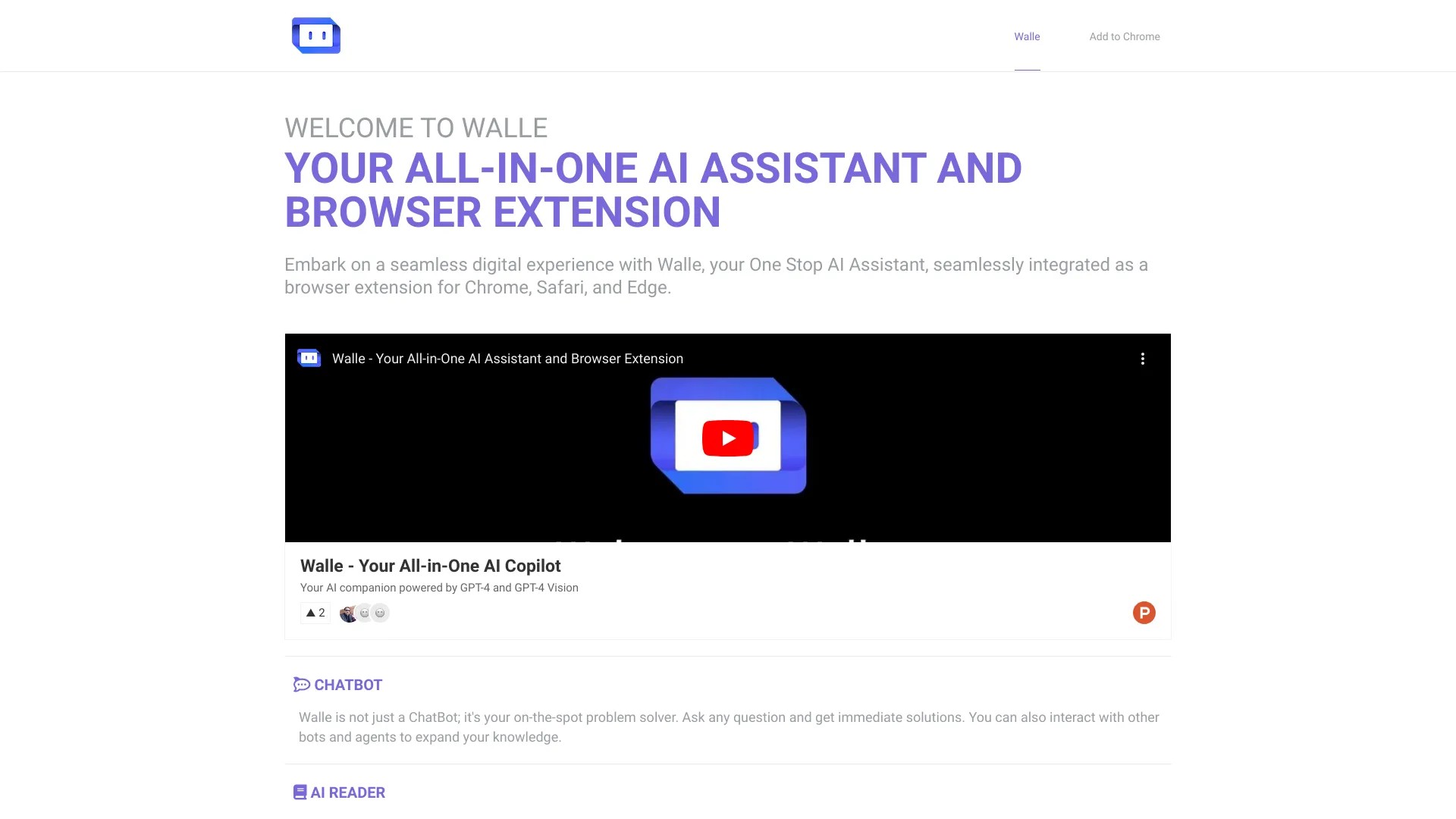 Walle - Your All-in-One AI Copilot 截图