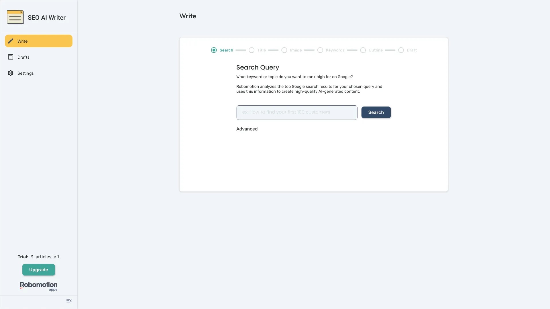 SEO AI Writer 截图