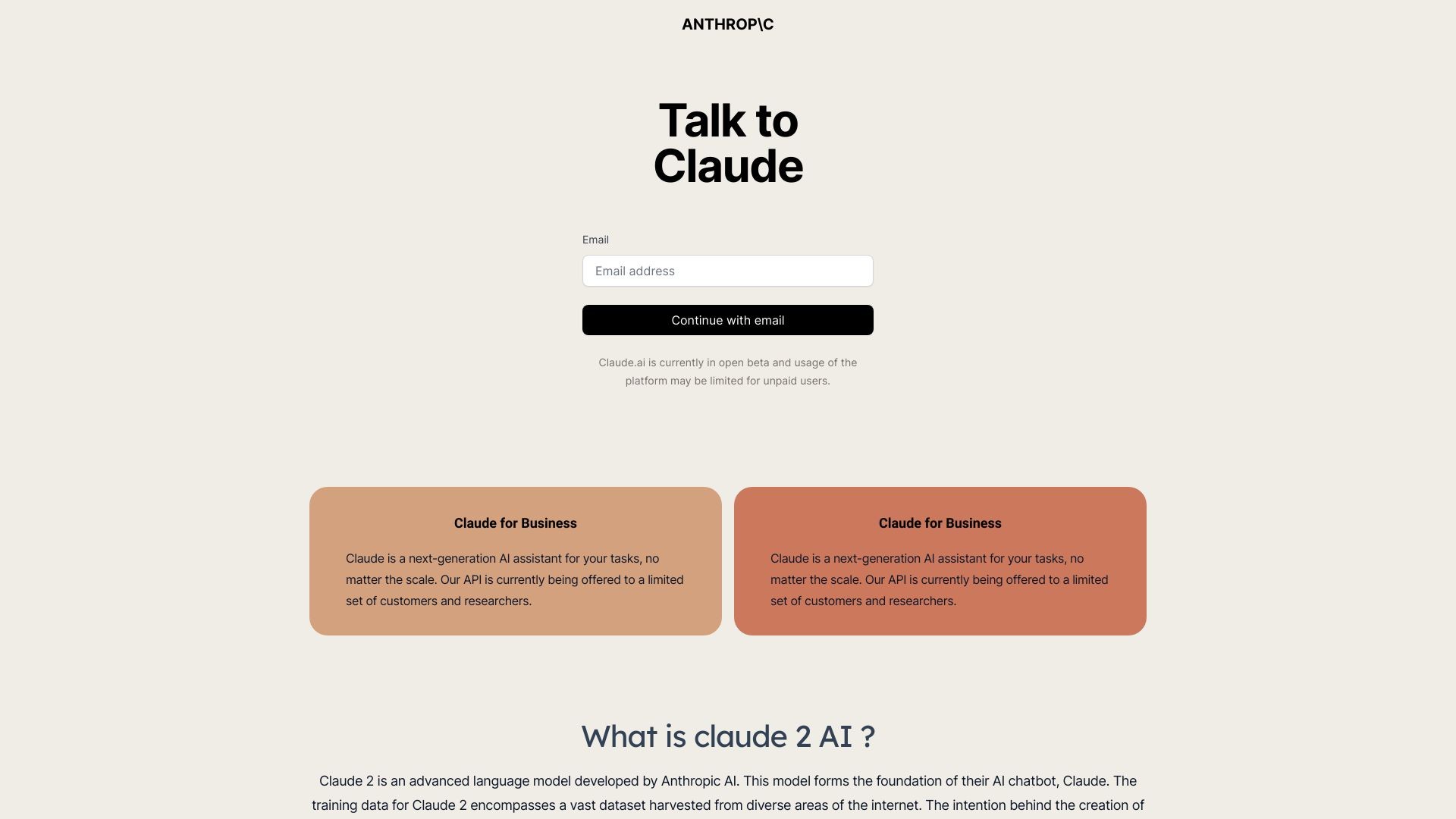 Claude 2 AI 截图