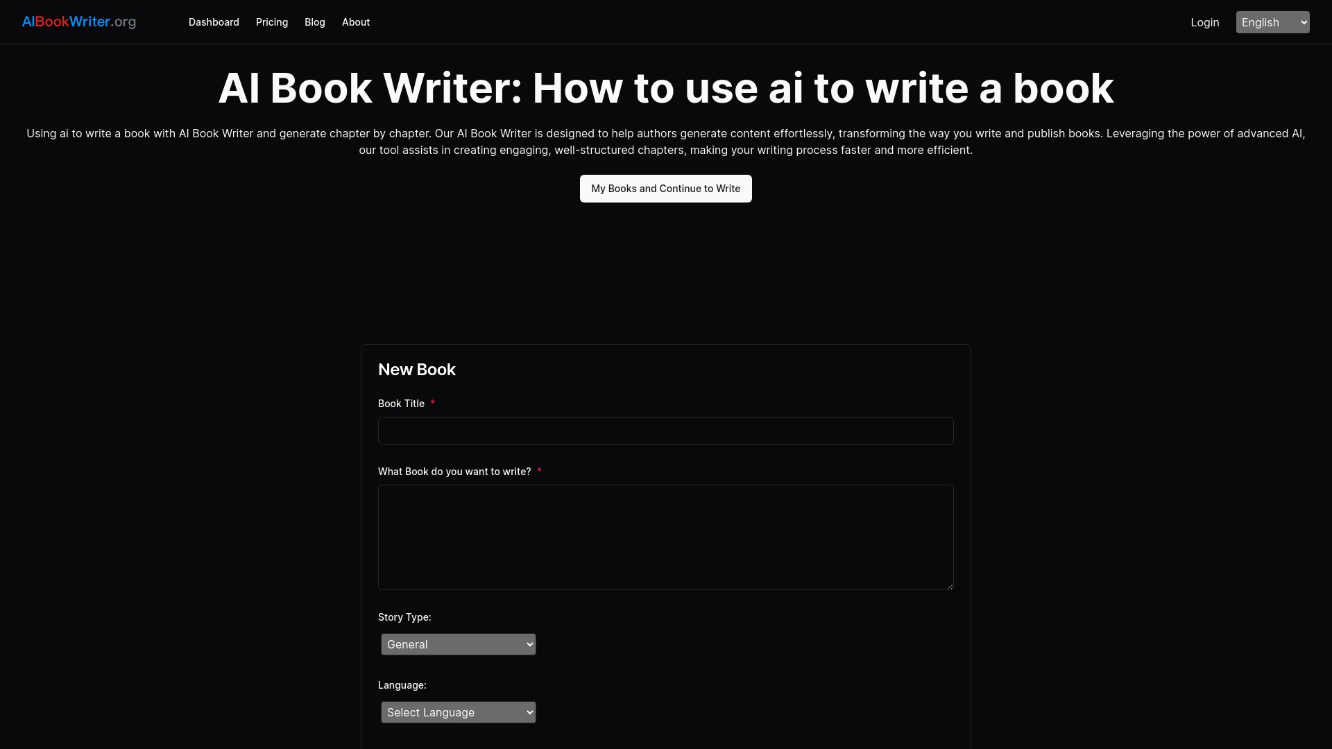 AI Book Writer 截图