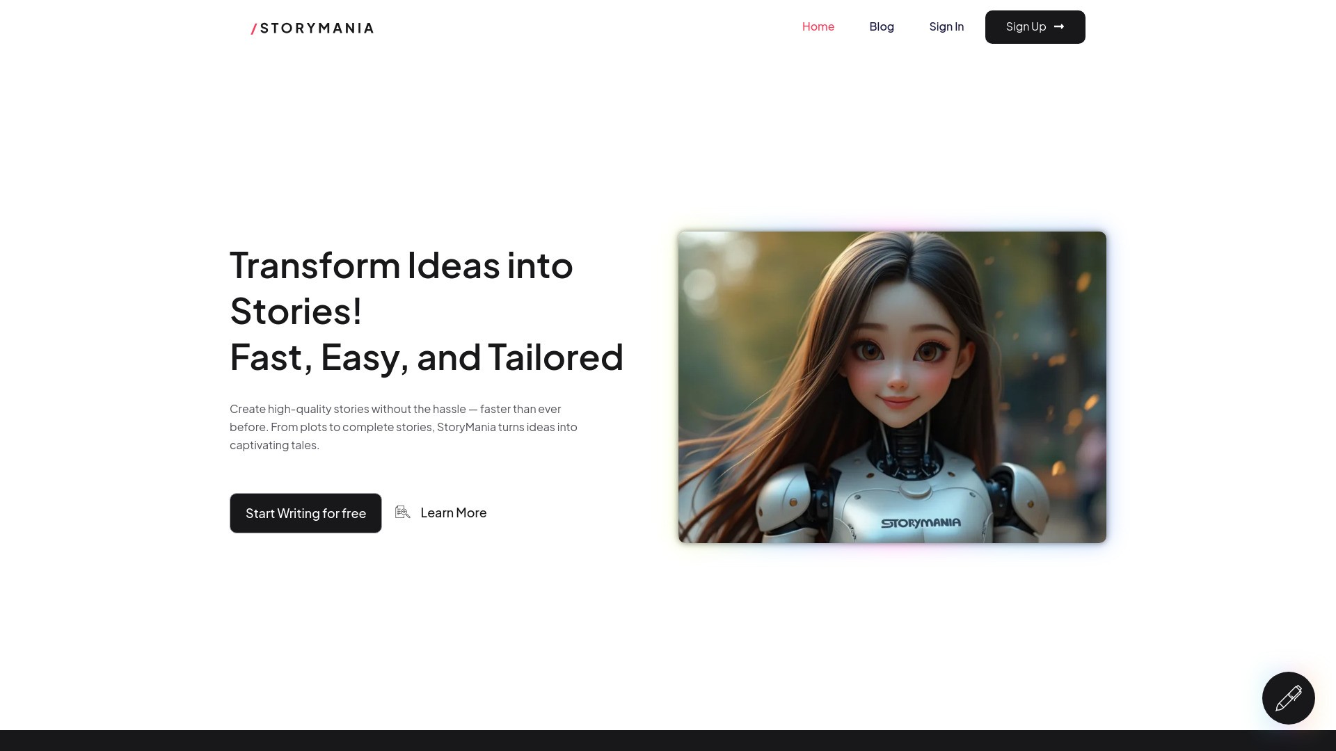 StoryMania Ai Story Generator 截图