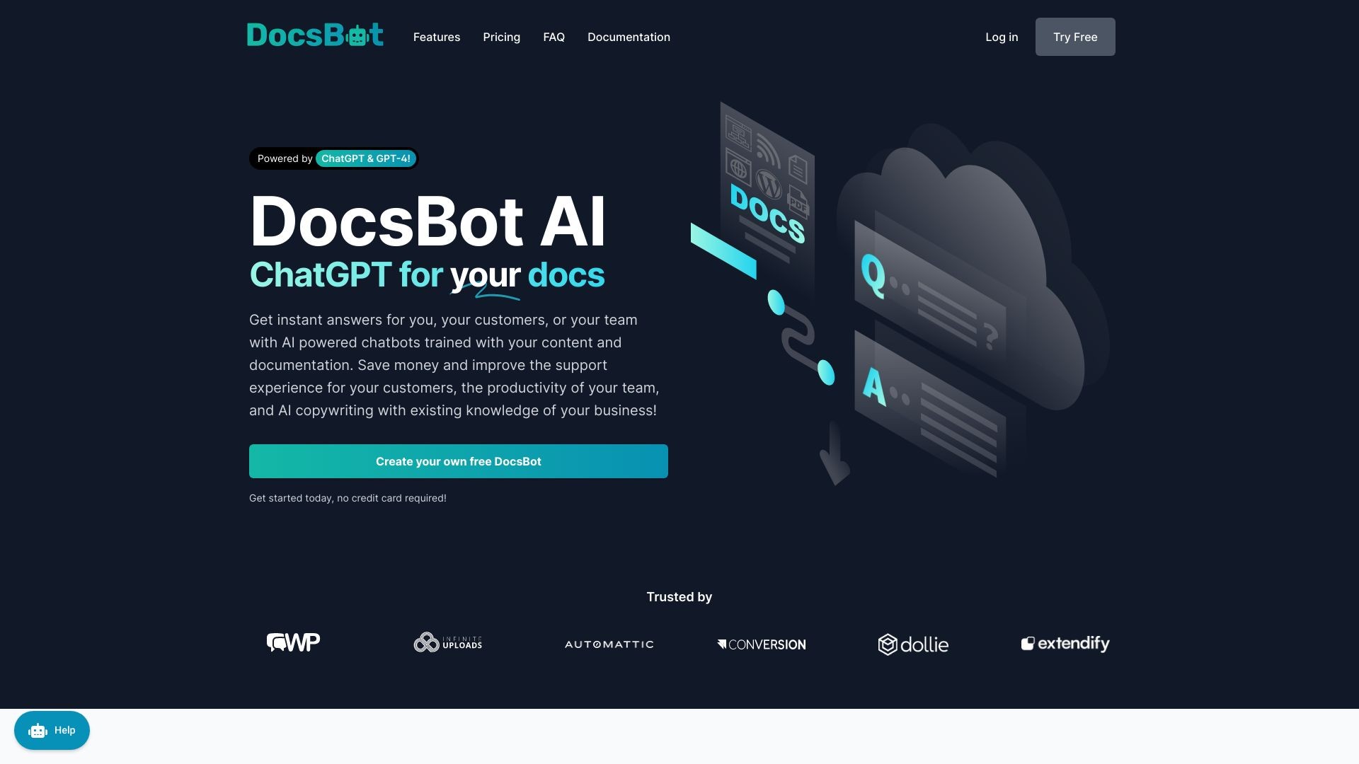 DocsBot AI 截图