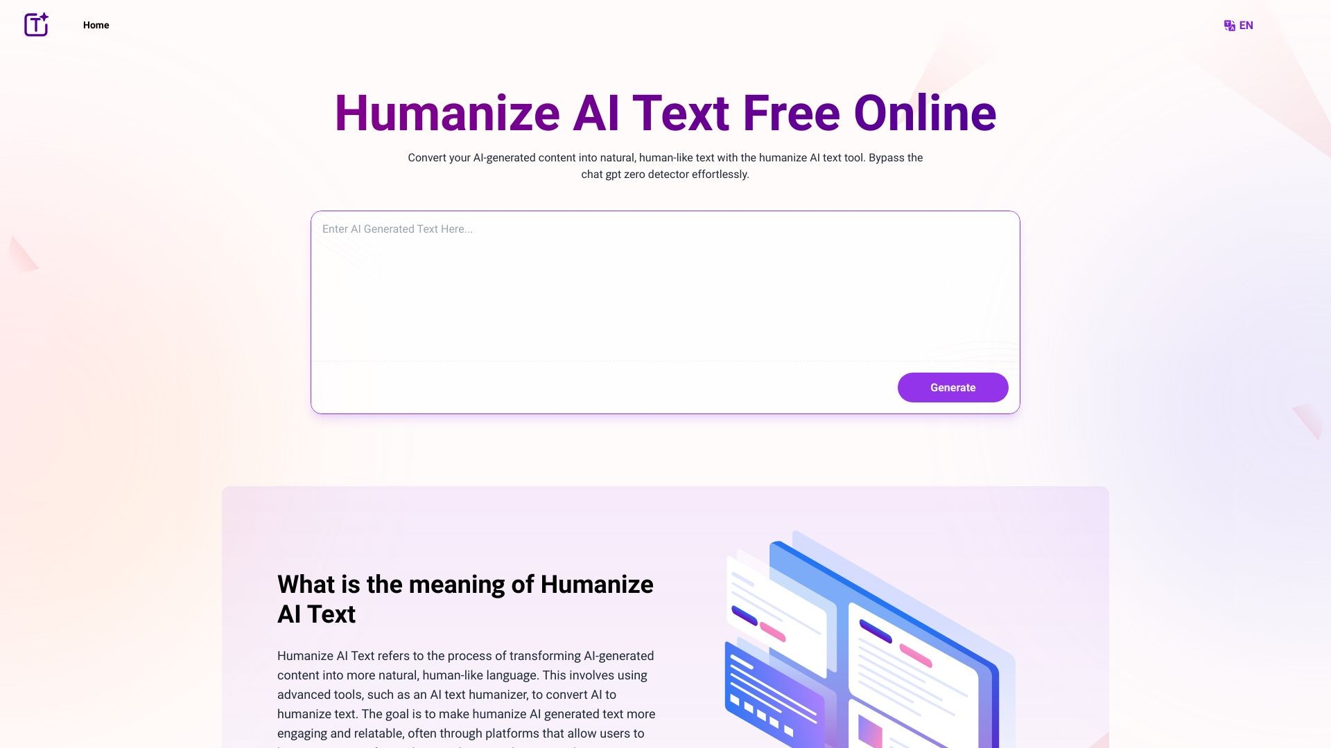 Humanize AI Text Free Online 截图