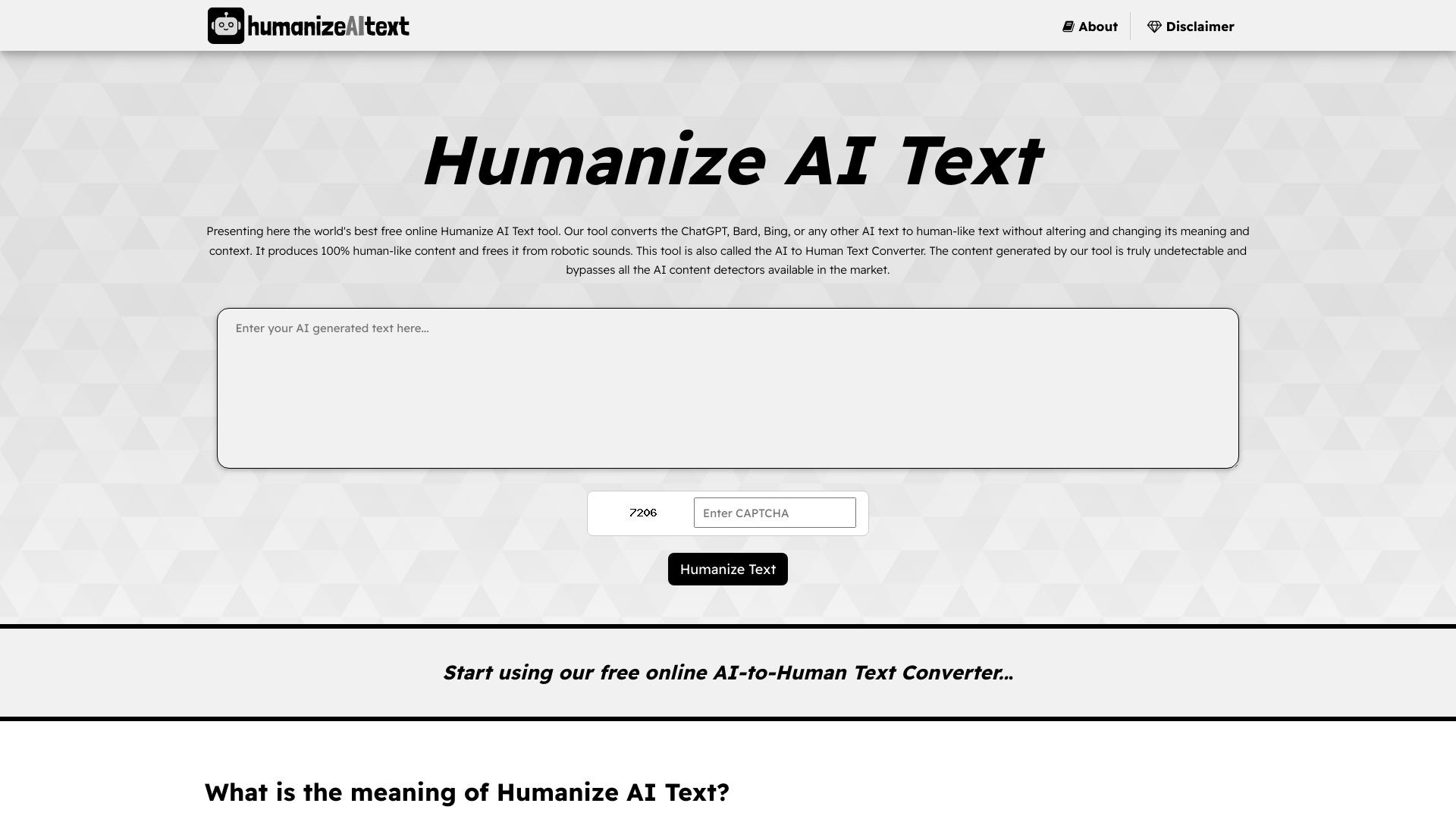 Humanize AI Text ai 截图