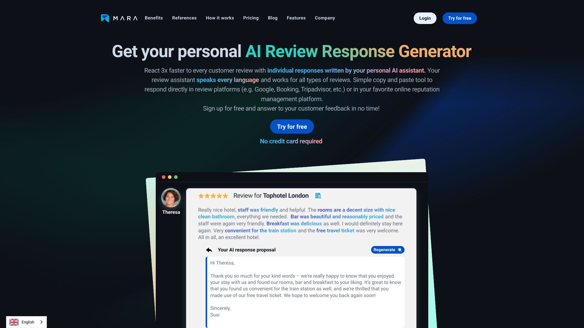 AI Review Reply Assistant 截图