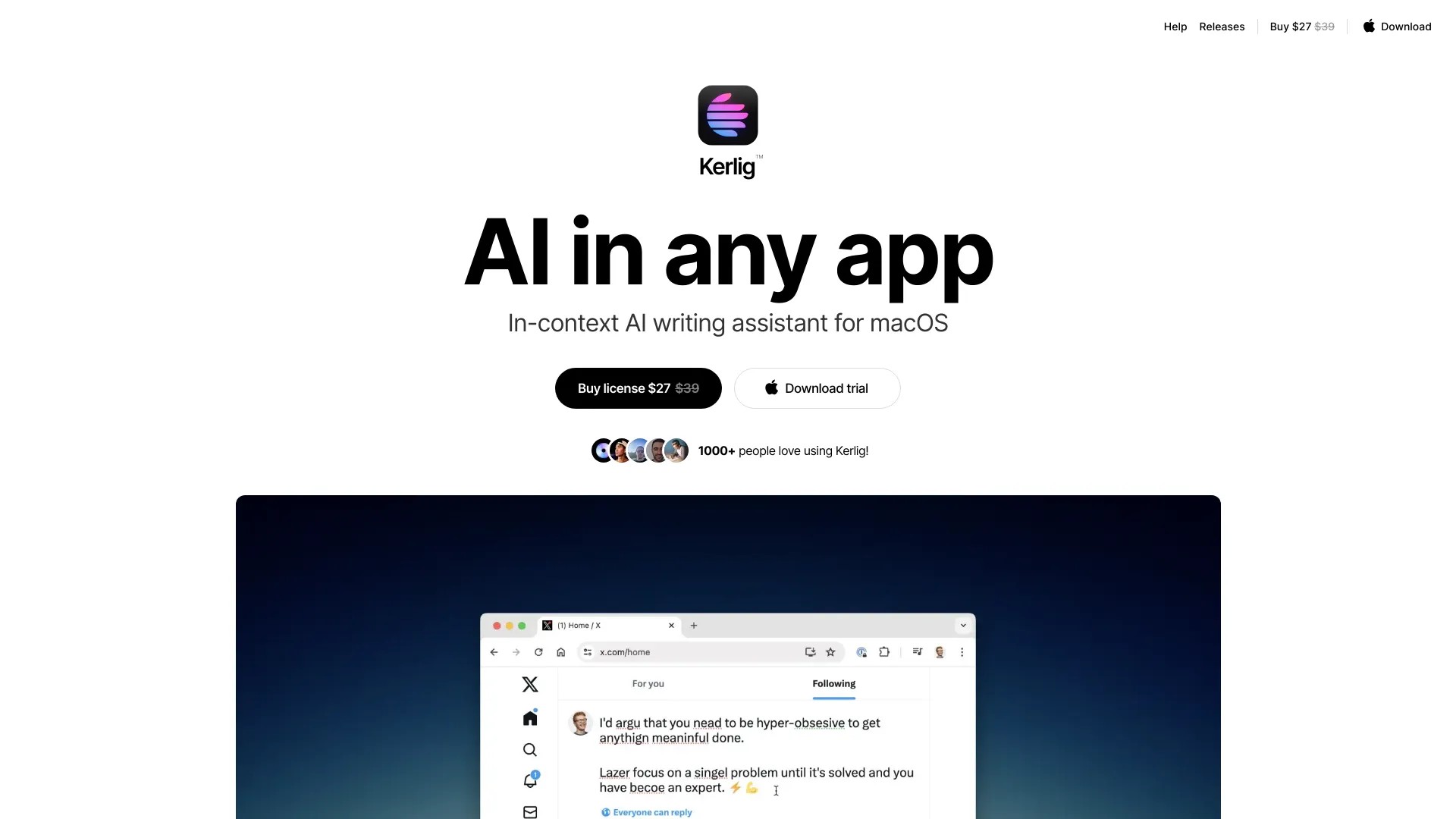 Kerlig AI 截图
