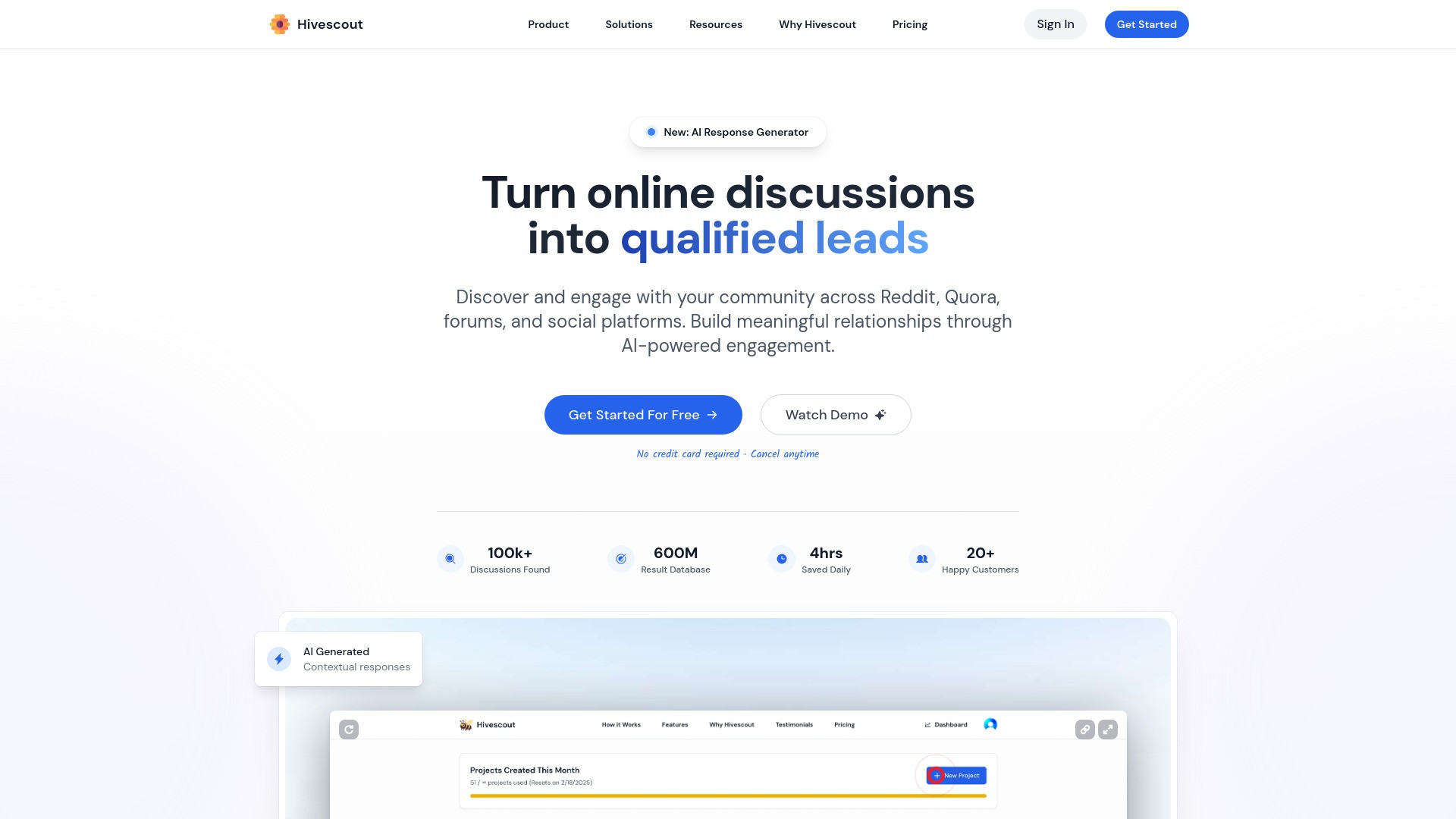 Hivescout - Community Engagement Tool 截图