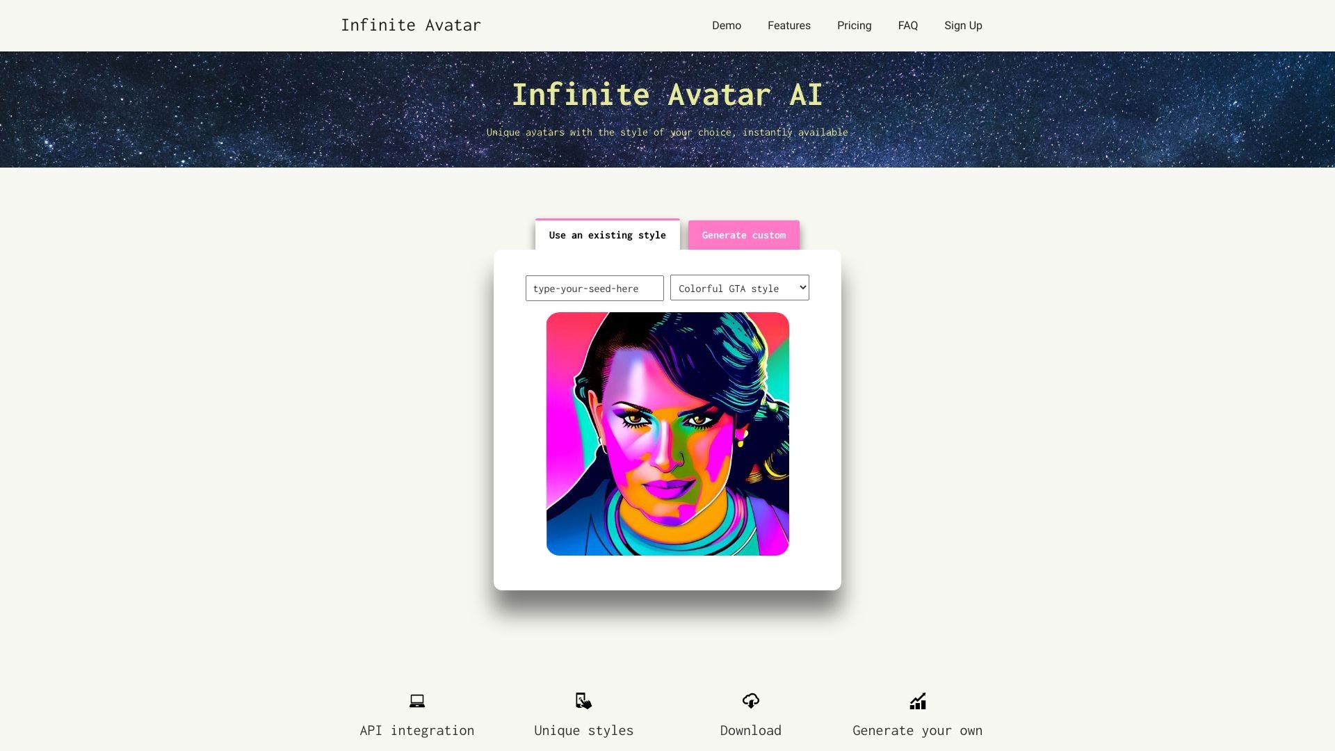 Infinite Avatar 截图
