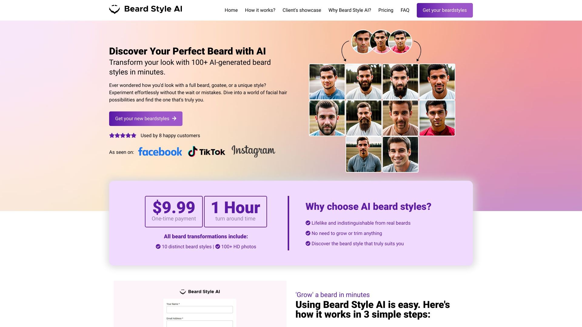 Beard Style AI 截图