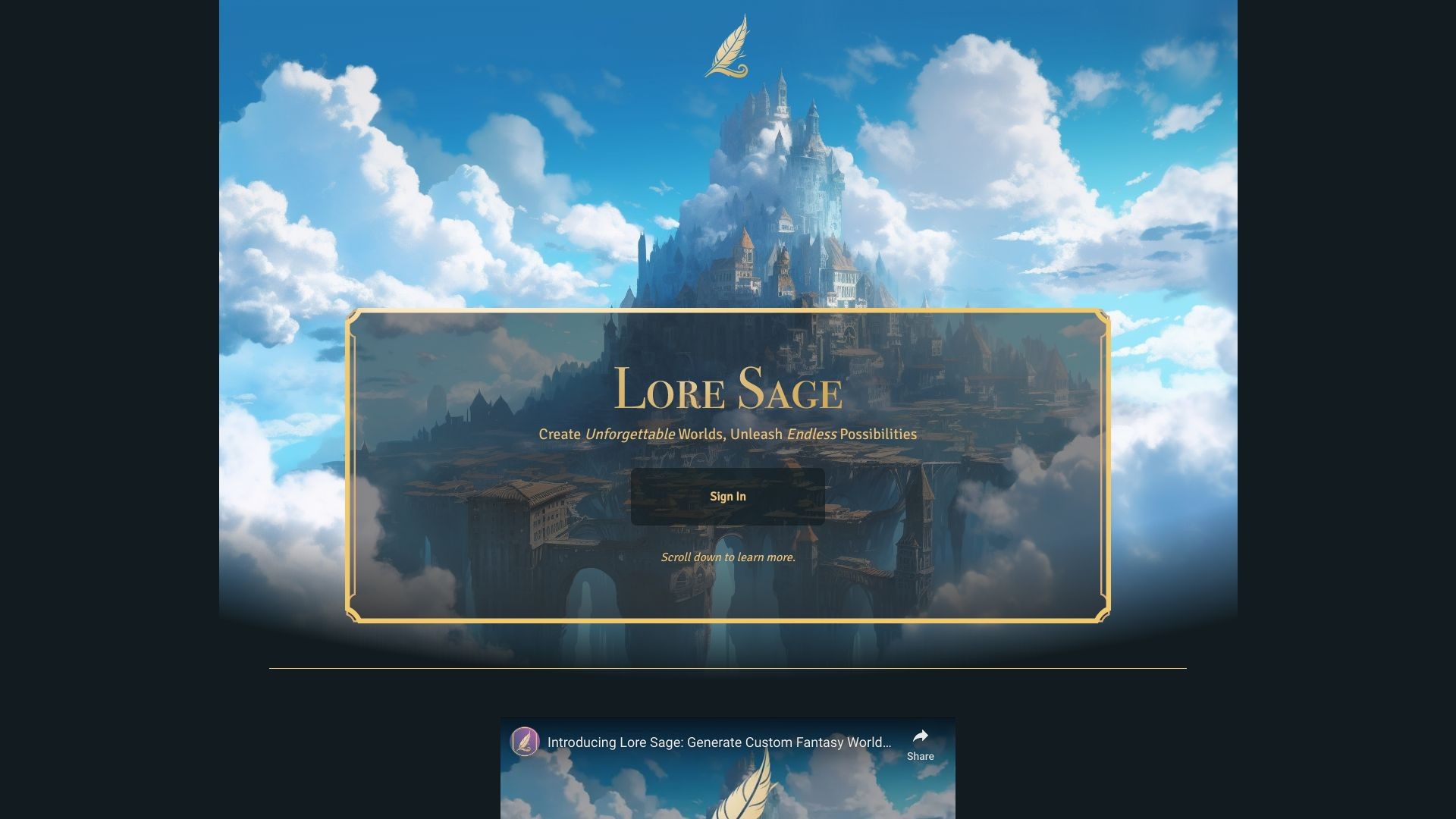 Lore Sage 截图