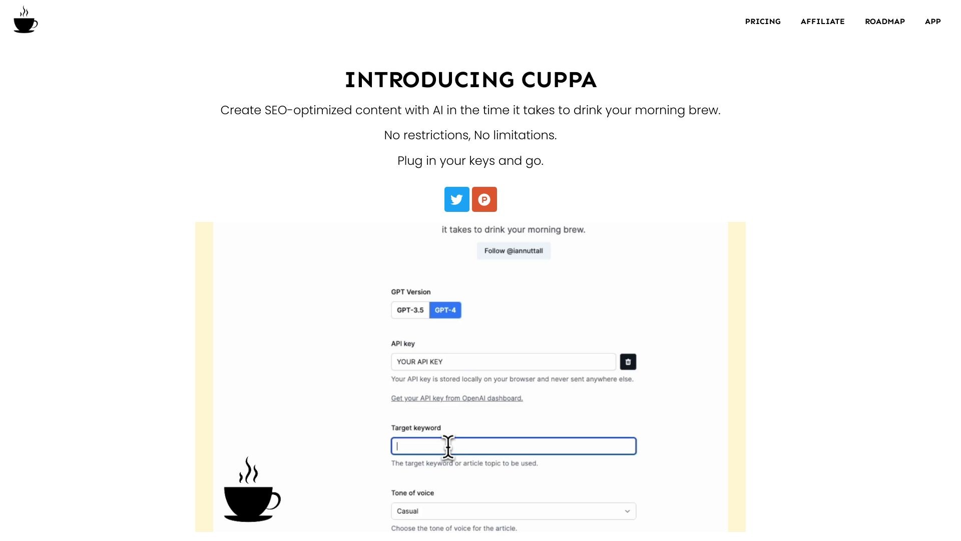Cuppa 截图