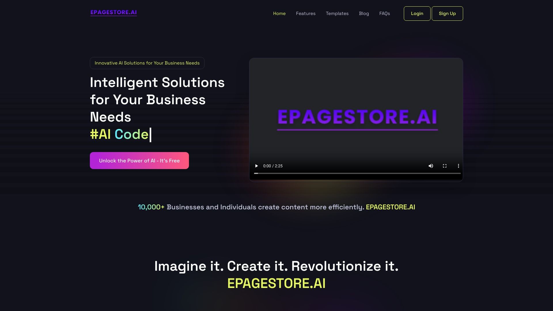 EPAGESTORE.AI 截图