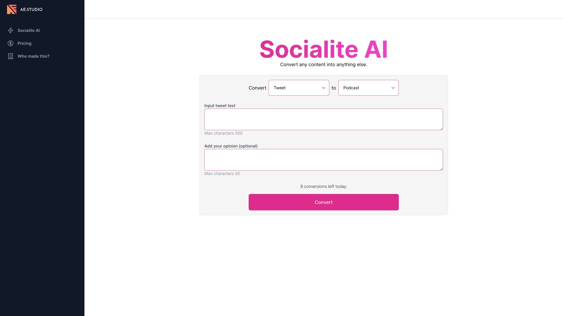 Socialite AI 截图